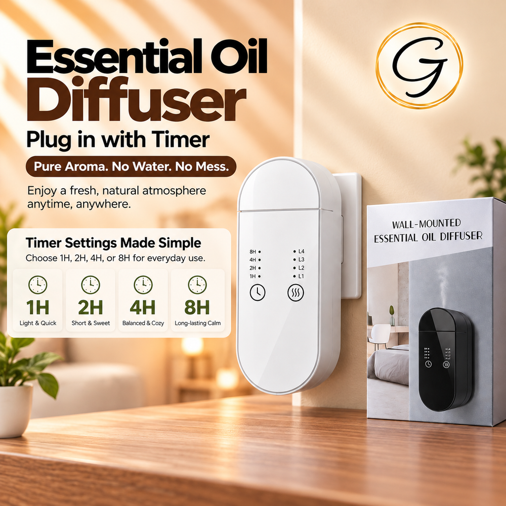 Essential Oil Diffuser Plug in with Timer