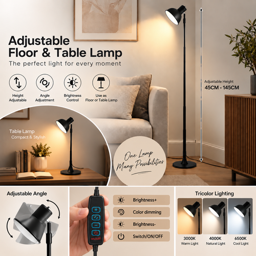 Adjustable Floor & Table Lamp