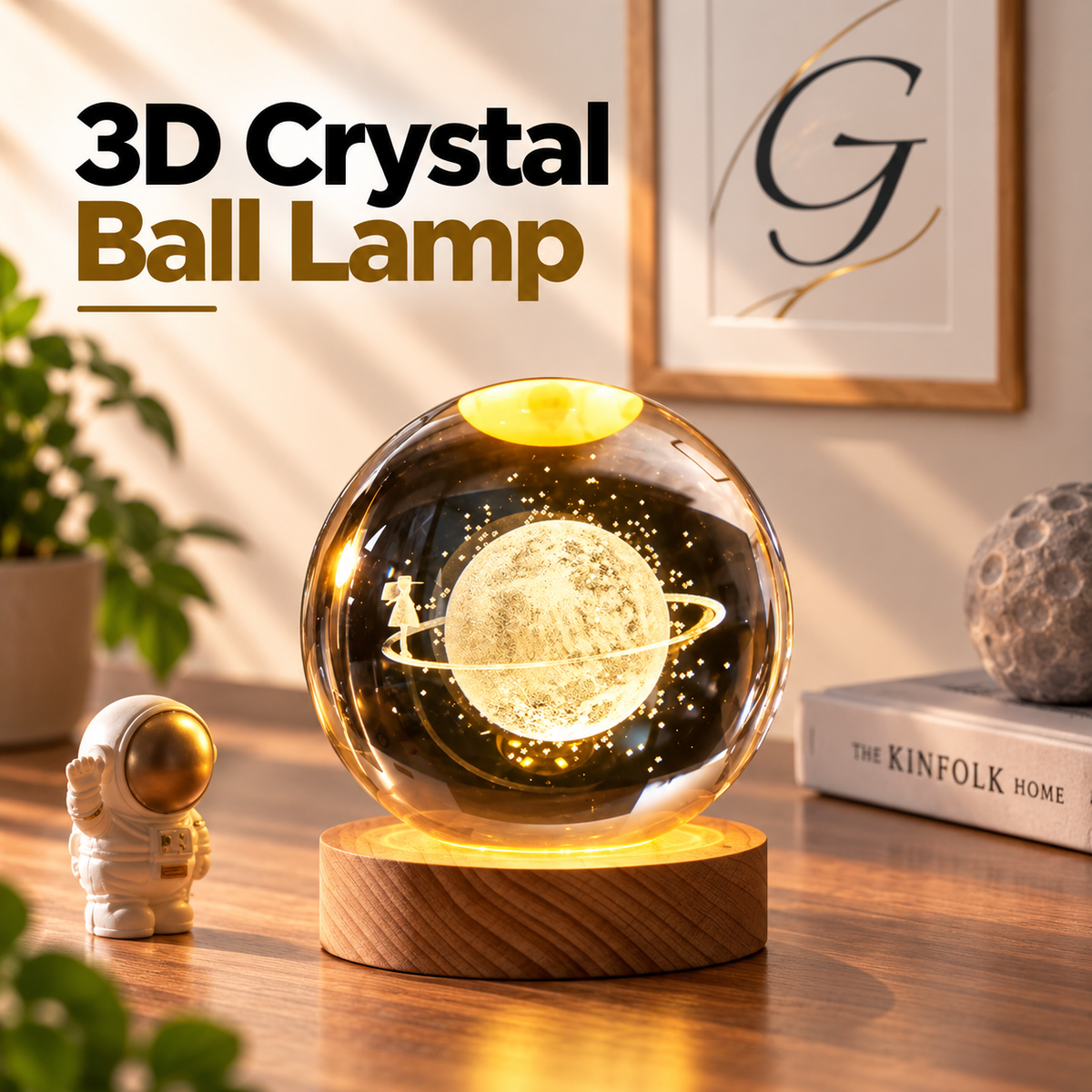3D Crystal Ball Lamp