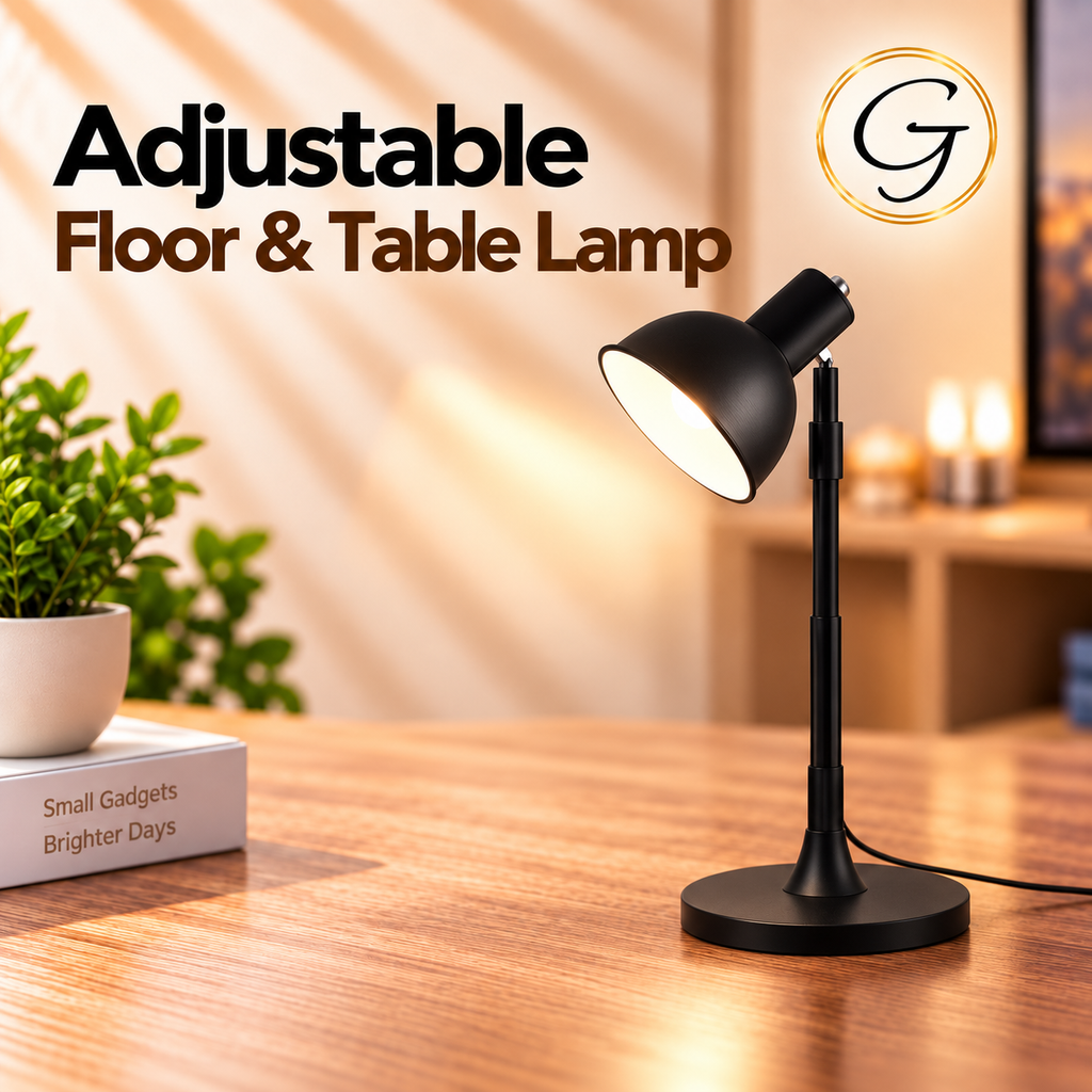 Adjustable Floor & Table Lamp