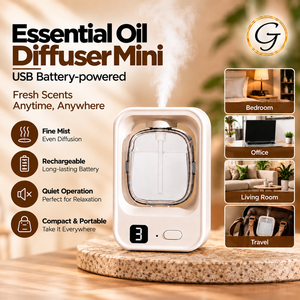 Essential Oil Diffuser Mini USB Battery-powered