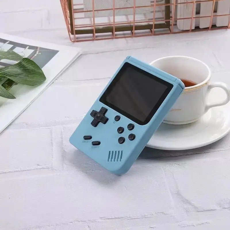 Retro Portable Video Game Console with Classic Childhood Games