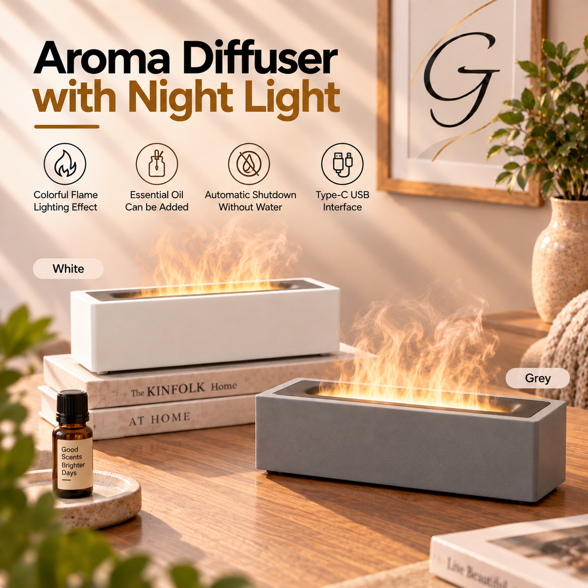 Aroma Diffuser with Night Light