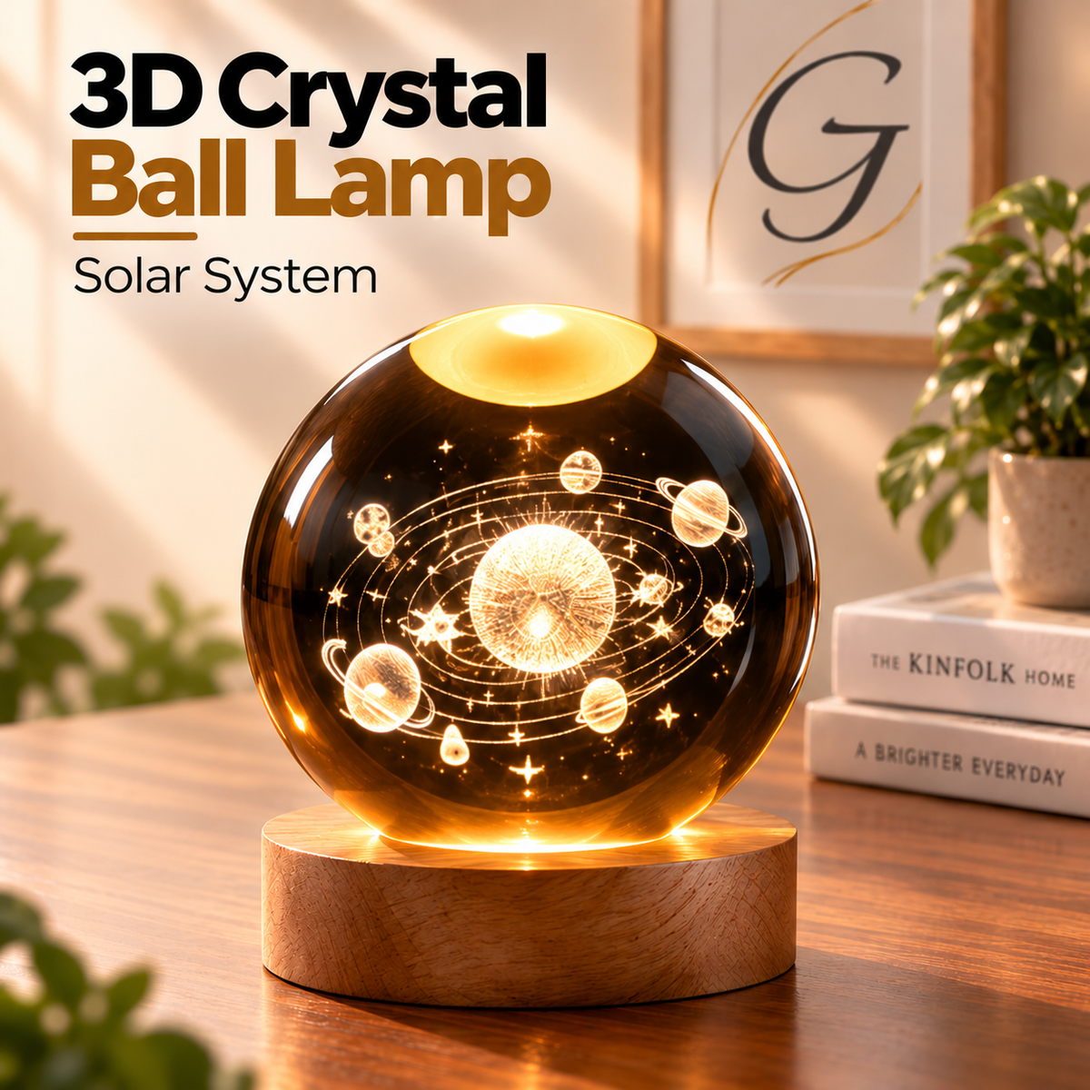 3D Crystal Ball Lamp