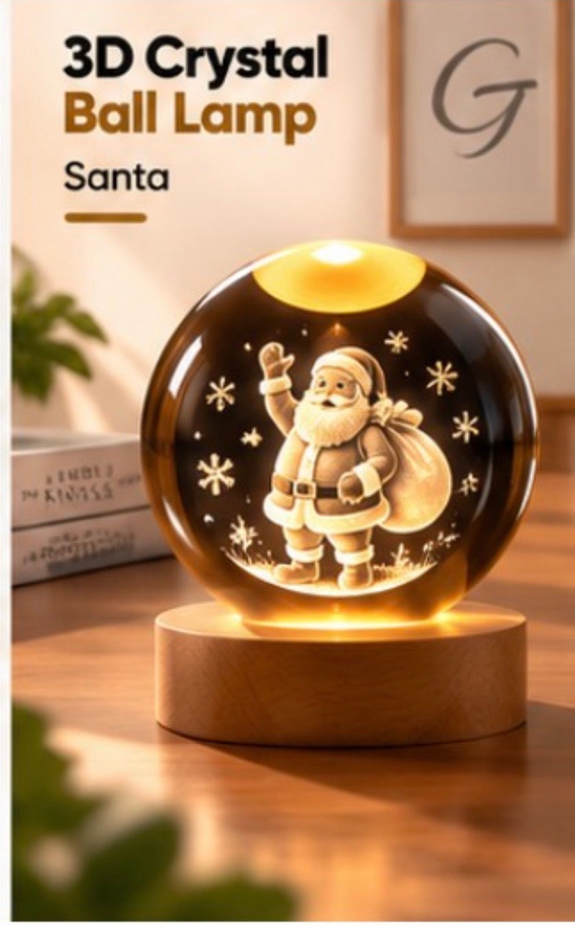 3D Crystal Ball Lamp