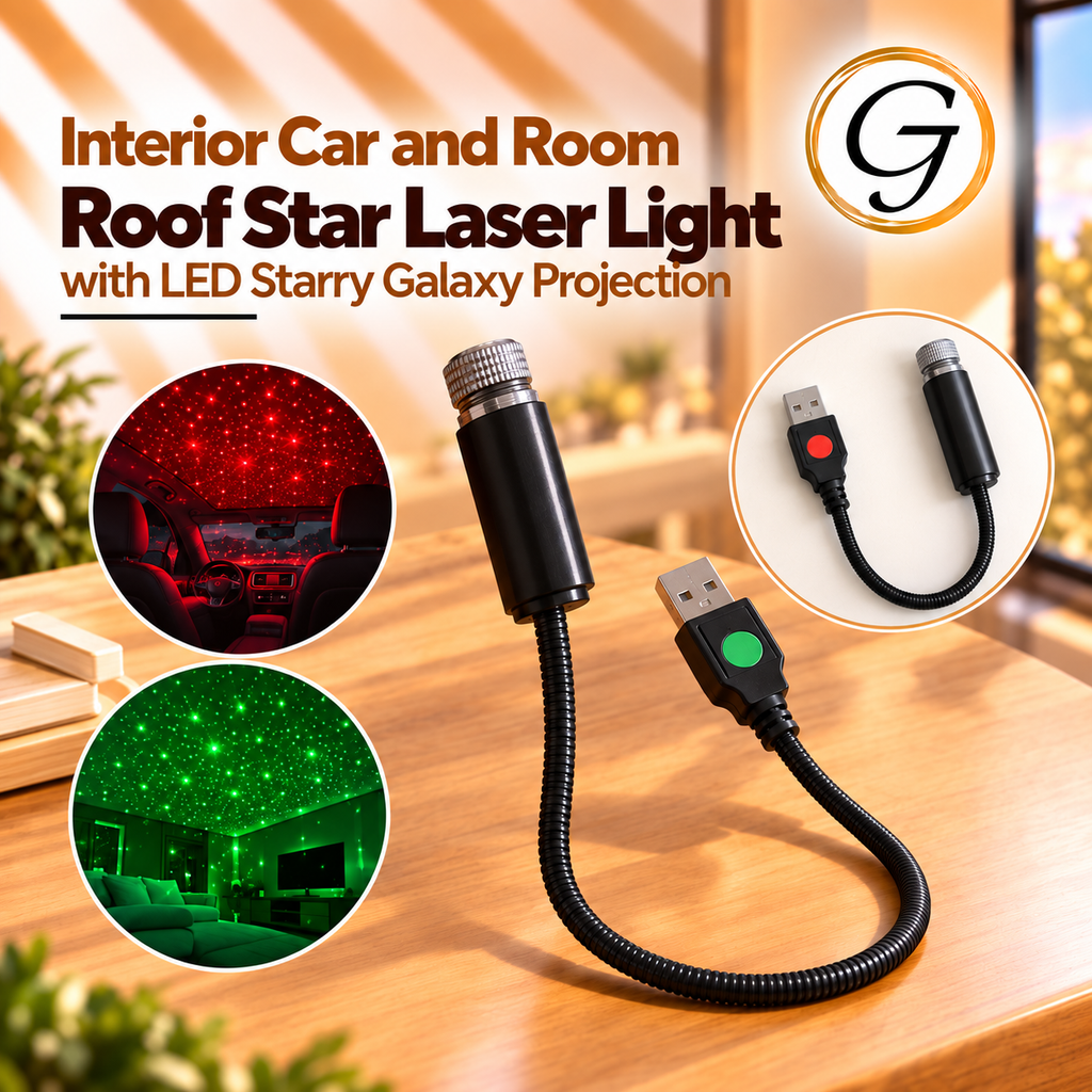 Interior Car and Room Roof Star Laser Light with LED Starry Galaxy Projection
