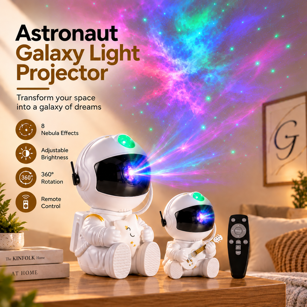 Astronaut Galaxy Light Projector