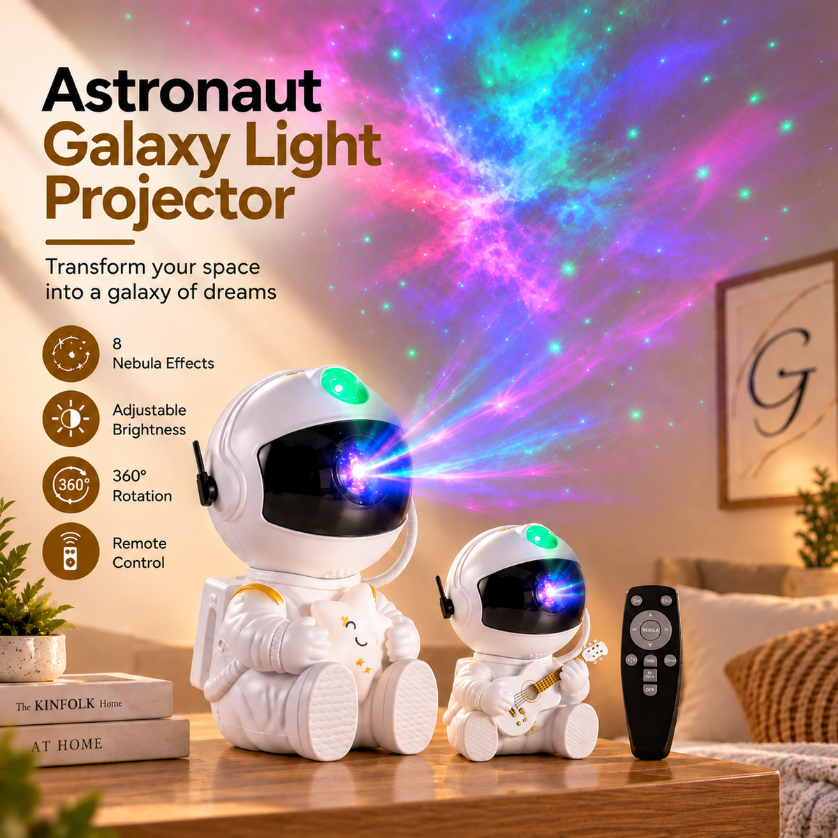 Astronaut Galaxy Light Projector