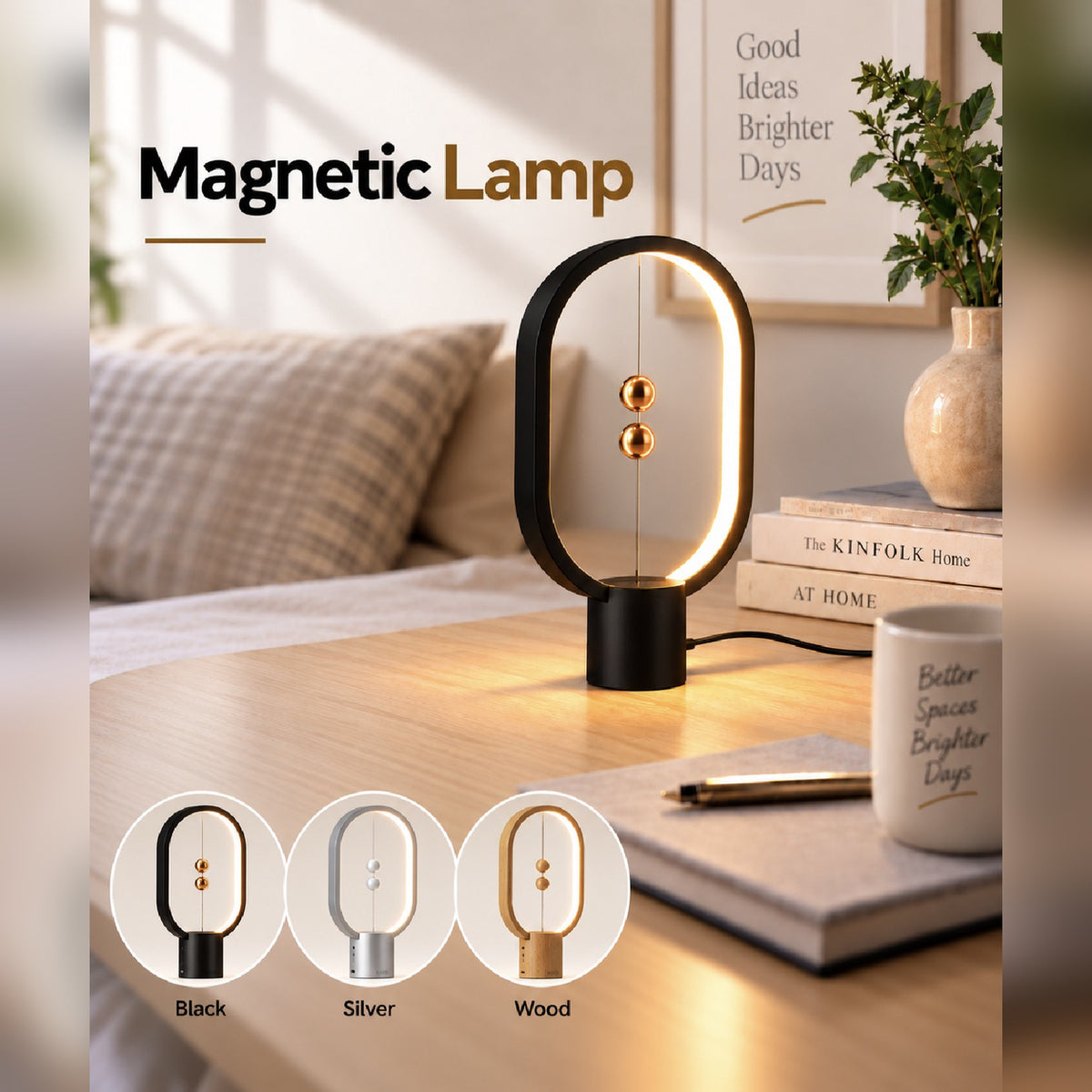 Magnetic LED Table Lamp