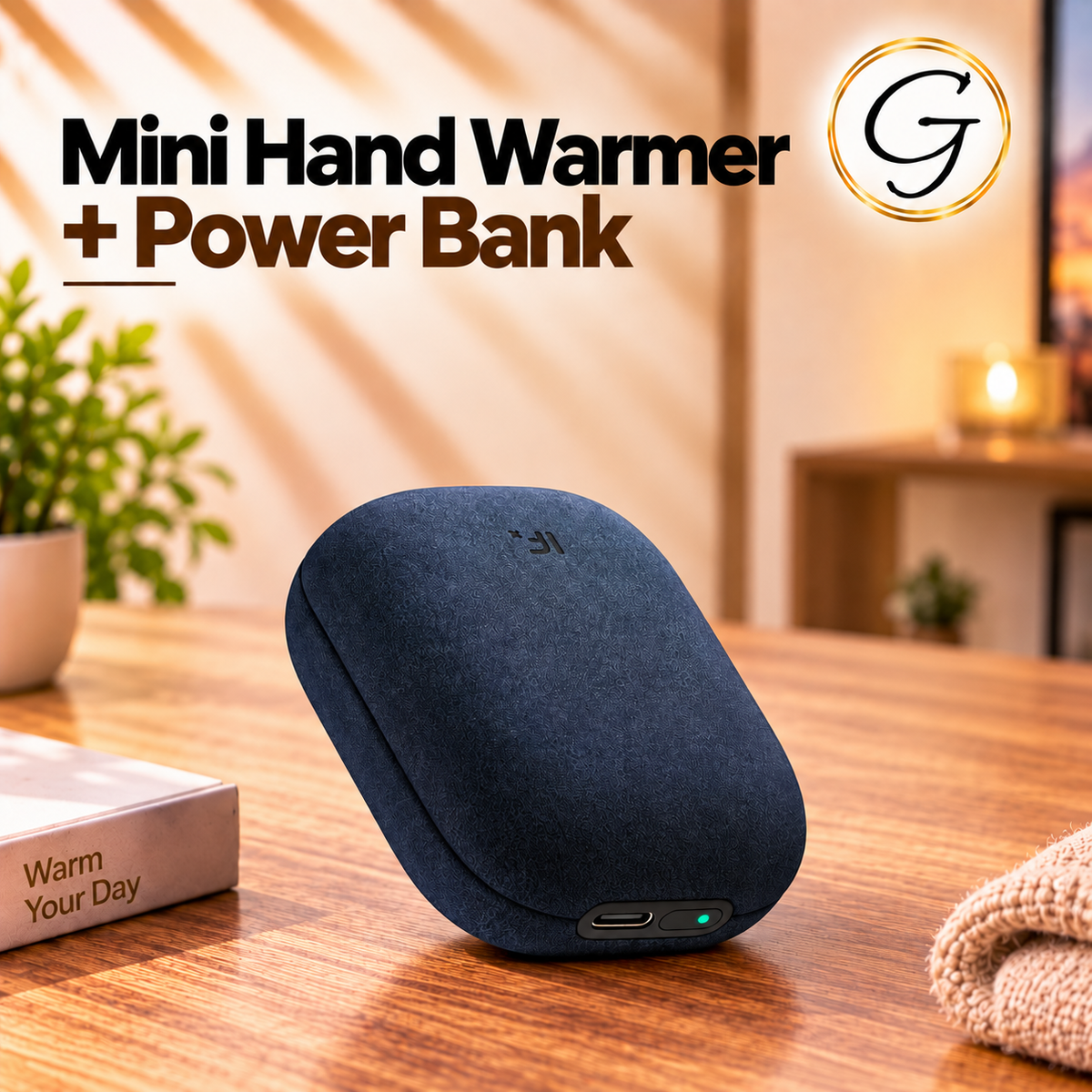 Mini Hand Warmer + Power Bank