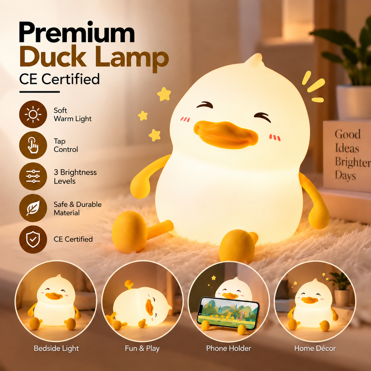 Premium Duck Lamp - CE Certified