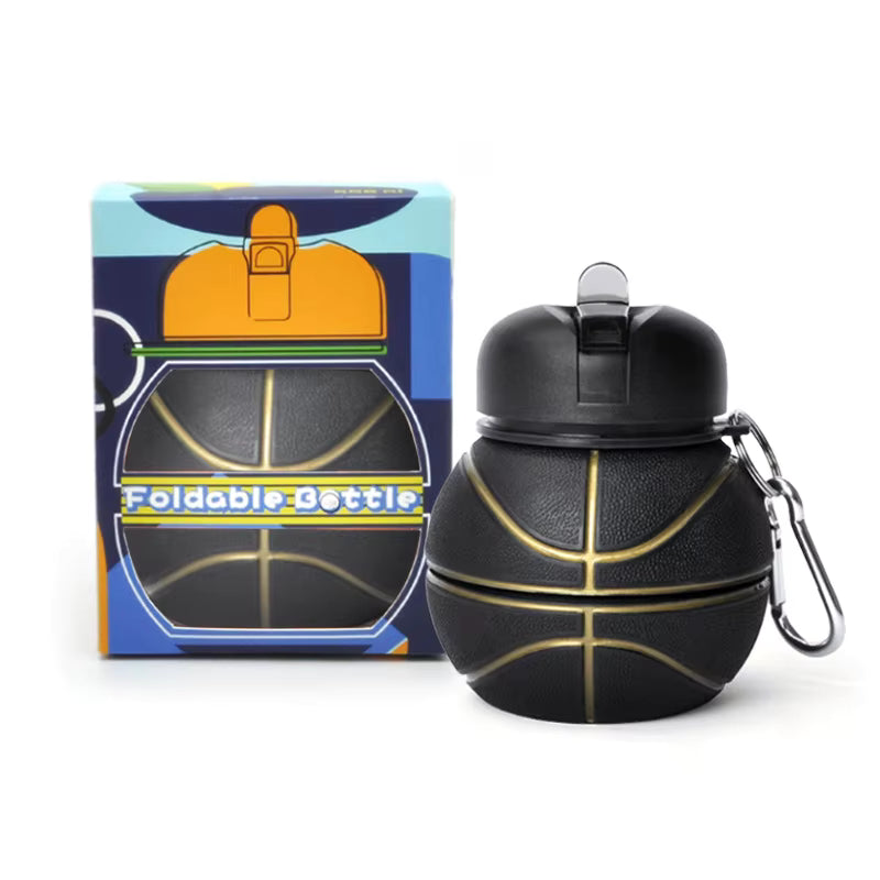 Maccabi Art Clip-On Collapsible BPA-Free Silicone Water Bottle
