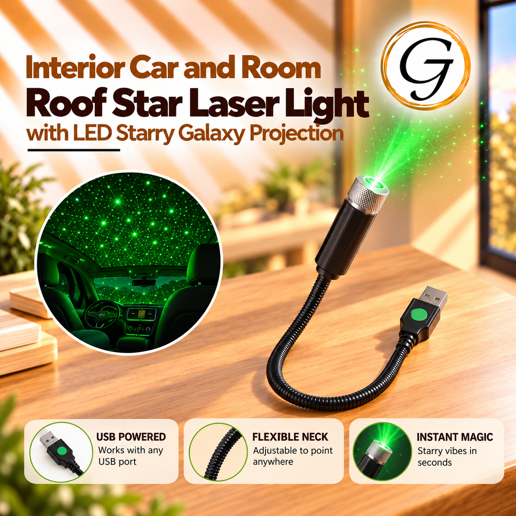 Interior Car and Room Roof Star Laser Light with LED Starry Galaxy Projection