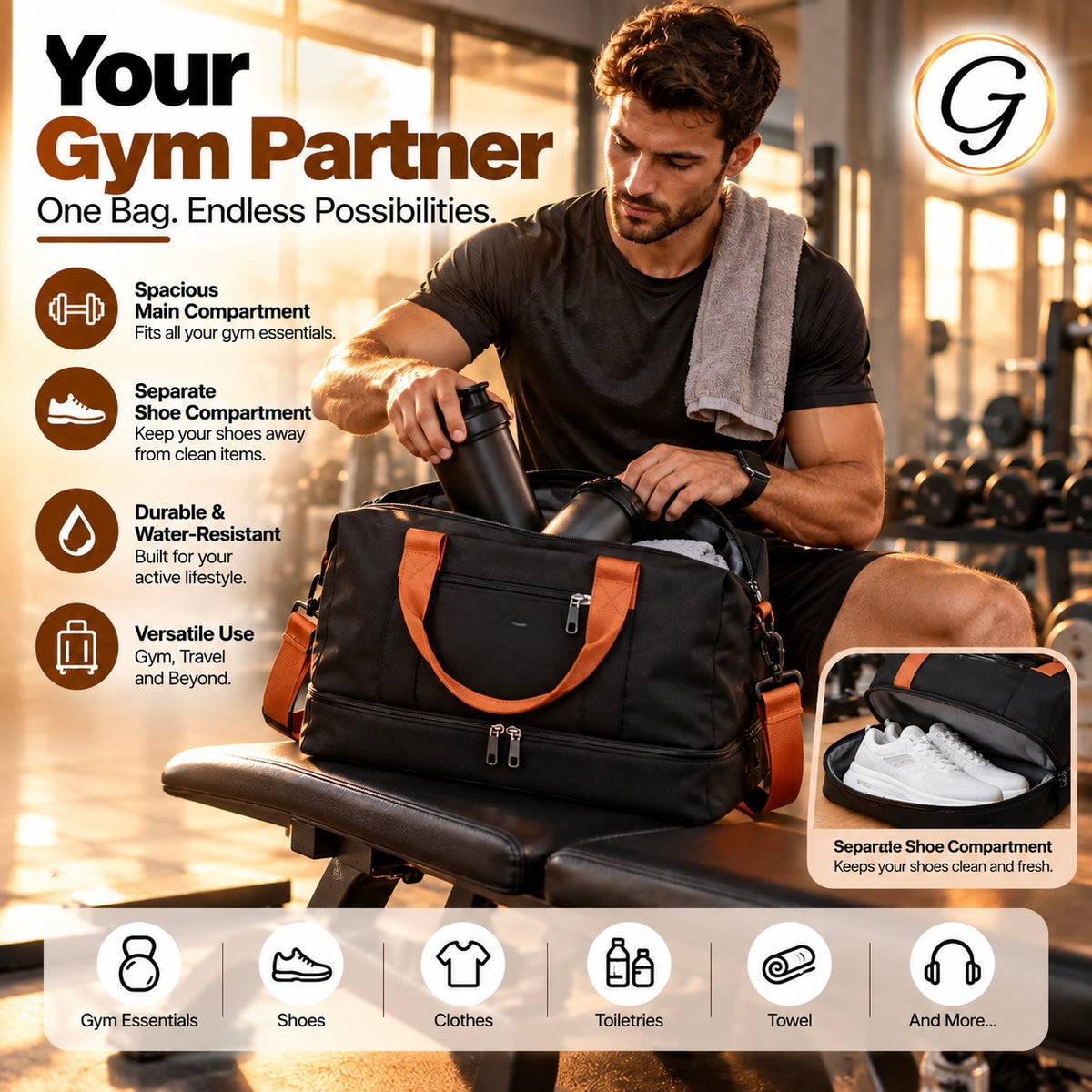 Fitness/Travel Bag