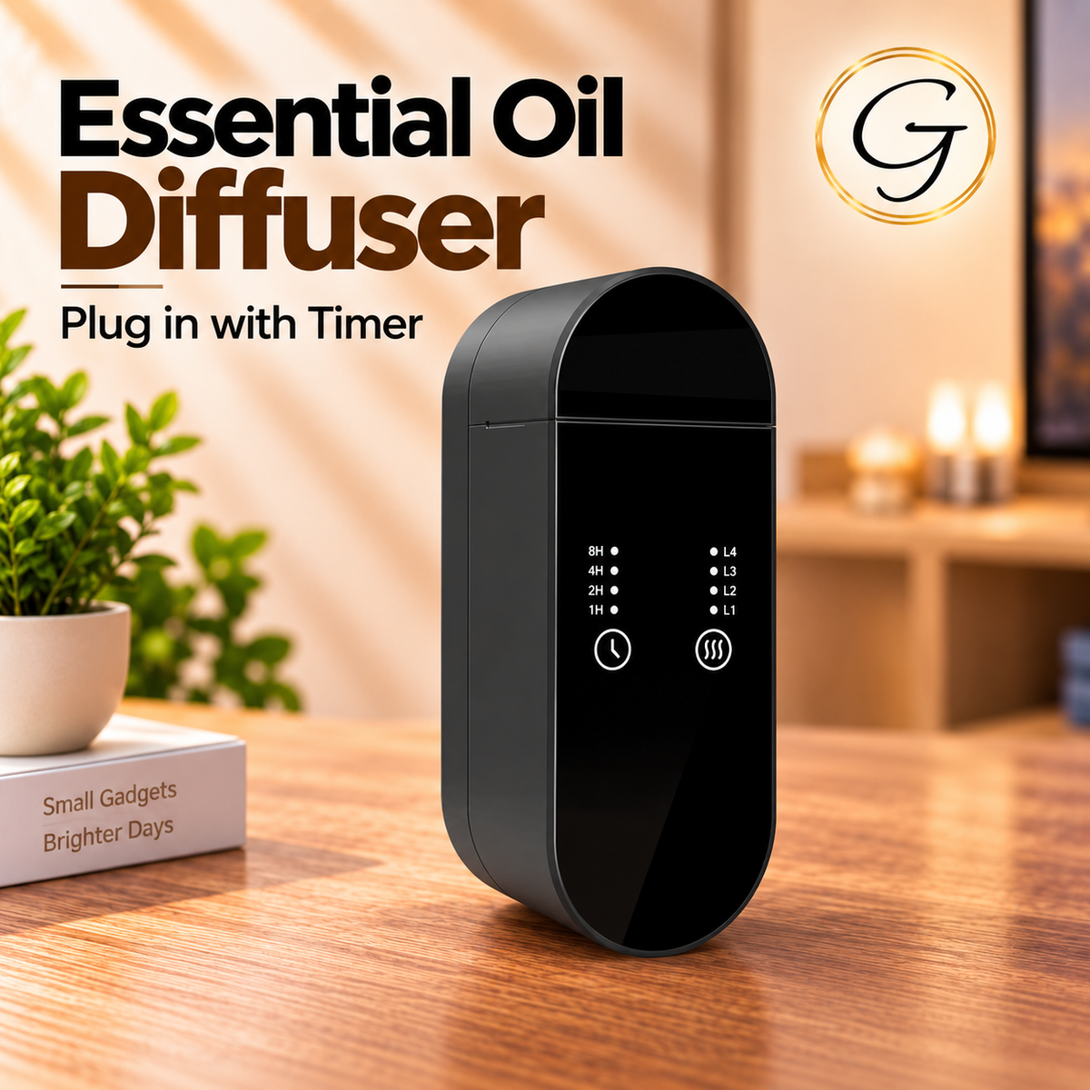 Essential Oil Diffuser Plug in with Timer