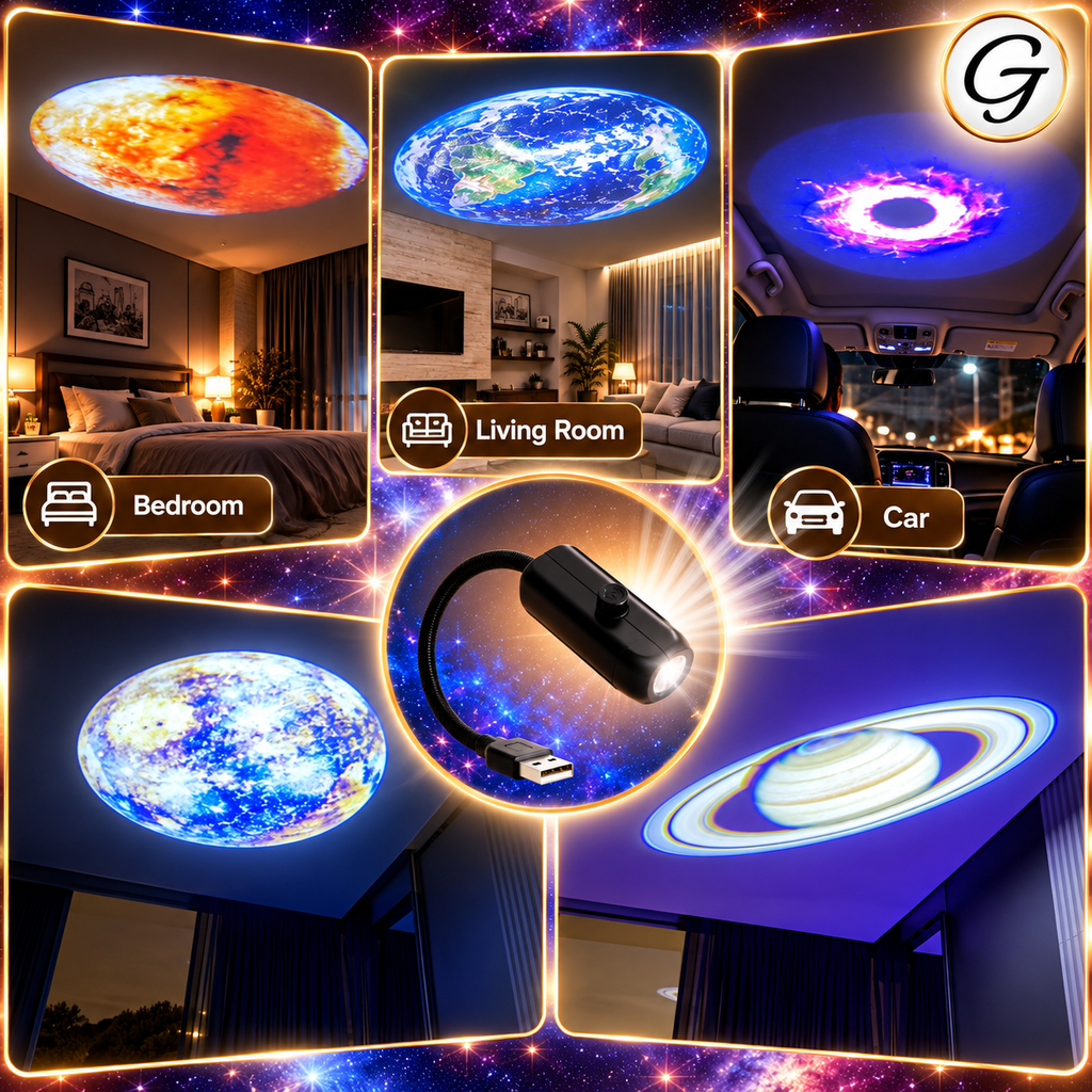 Star Projector, Night Light Planet Projection Lamp, 16 Films Star Projector Light