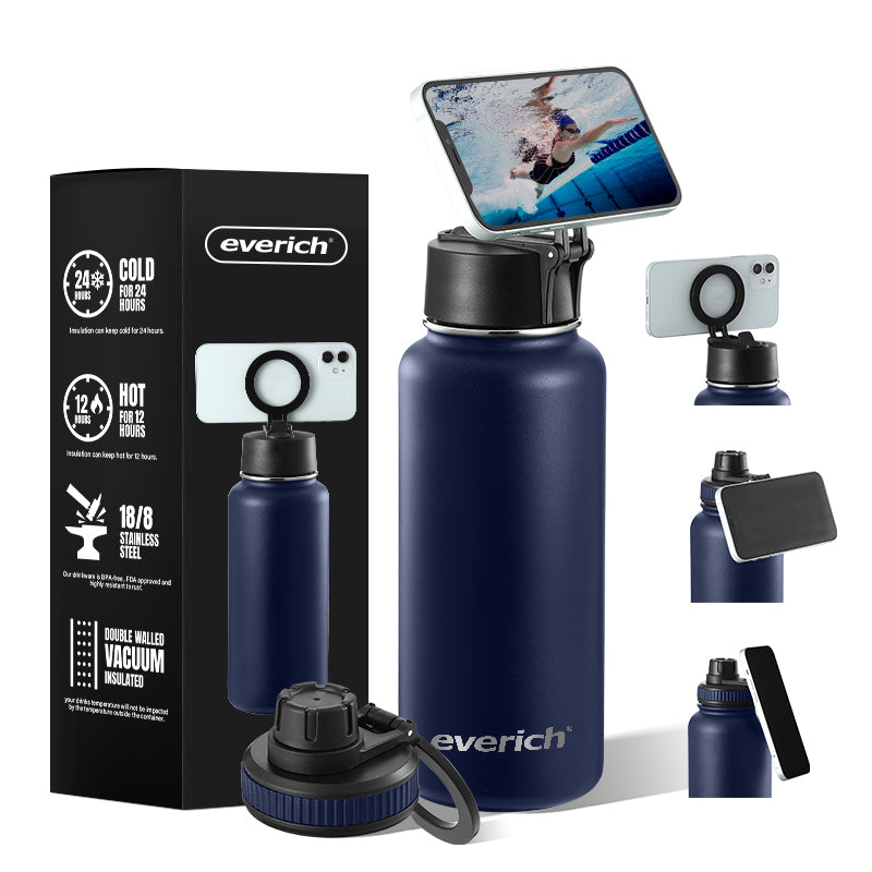 Magnetic Cover Water Bottle