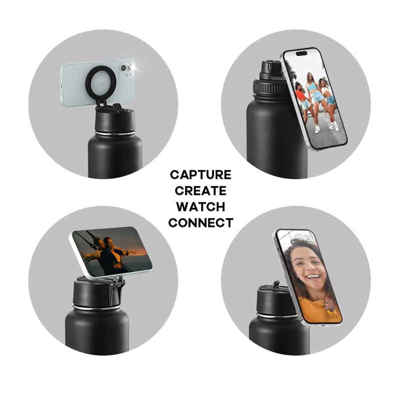 Magnetic Cover Water Bottle