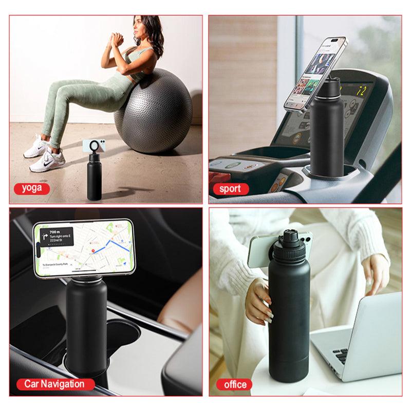 Magnetic Cover Water Bottle