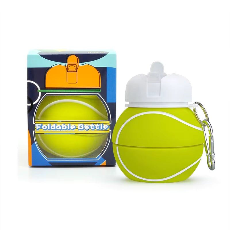 Maccabi Art Clip-On Collapsible BPA-Free Silicone Water Bottle