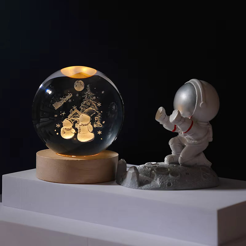 3D Crystal Ball Lamp