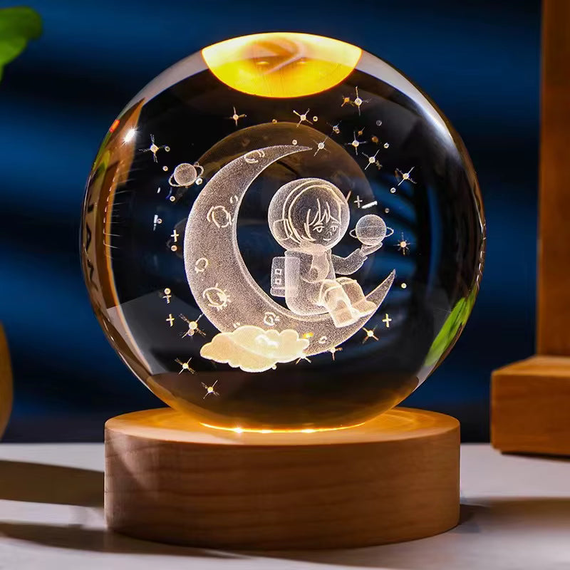 3D Crystal Ball Lamp