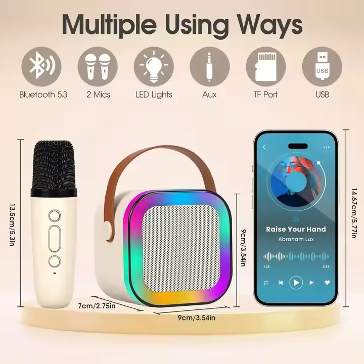 Karaoke Speaker with Wireless Mic