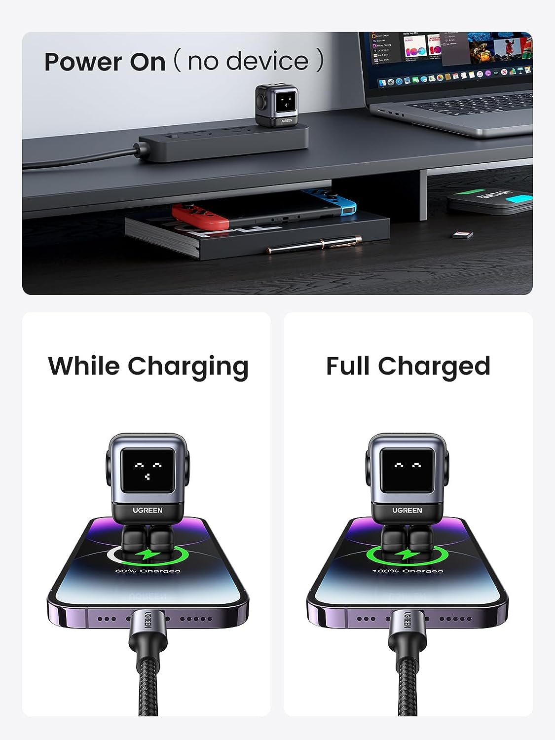 UGREEN RG 65W 3 Ports USB C Charger